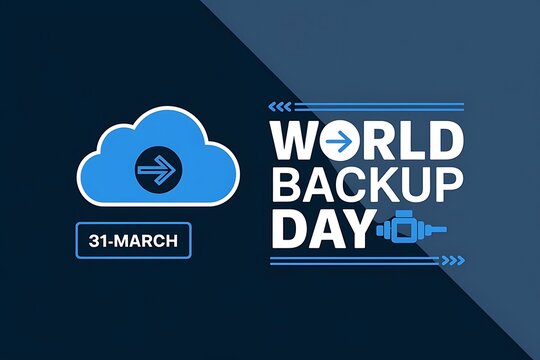 World Backup Day illustration emphasizing data safety and protection