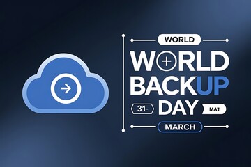 World Backup Day illustration emphasizing data safety and protection