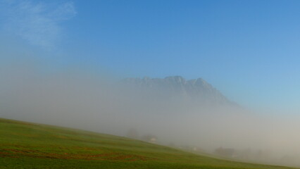 Der Stoderzinken im Nebel, Dachsteingebirge 