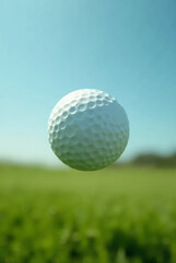 Obraz premium Macro Shot of Textured Golf Ball Surface