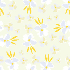 Beautiful Flower Pattern, Floral Seamless Digital Design,Watercolor Textile Allover Abstract Design.On Background