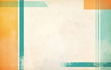 Obraz premium Abstract composition featuring vibrant geometric shapes in warm colors, ideal for artistic design projects and backgrounds