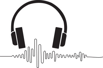 cute  beautiful black dj music had phone icon, sound,