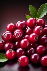 fresh cranberry fruit high resolution photo