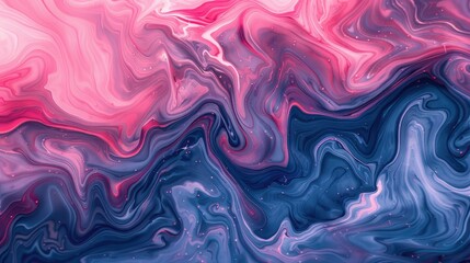 Obraz premium Abstract neon liquid wavy background. Liquid art, marbling texture