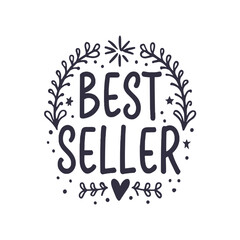 A white background with a black and white circle with a wreath and stars. The circle is labeled 