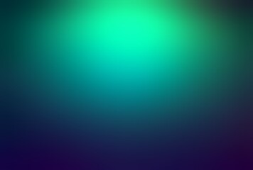 Dark blue green holographic neon shiny background.