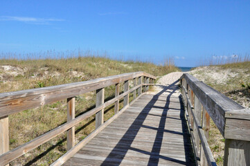 Boardwalk by the Ocean