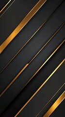 Abstract golden and black design with sparkling effects suitable for background use