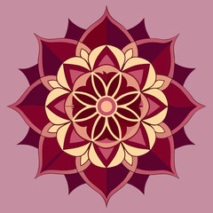 abstract background, Flower Mandala, Pattern Circle Creative Luxury Ornamental Mandala design 