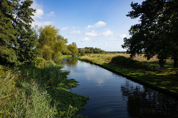 River Wey Navigations along the stretch from Pyrford to Ripley near Guildford