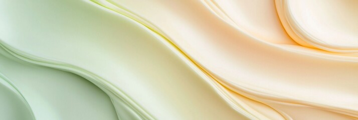 Obraz premium A green and yellow line with a white background