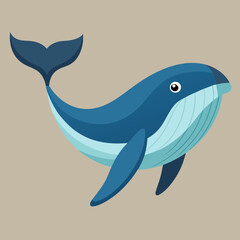 blue whale illustration