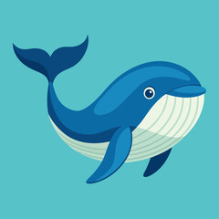 blue whale illustration