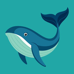 blue whale illustration