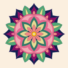 abstract background, Flower Mandala, Pattern Circle Creative Luxury Ornamental Mandala design 