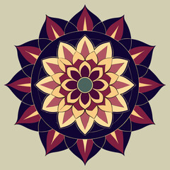 abstract background, Flower Mandala, Pattern Circle Creative Luxury Ornamental Mandala design 