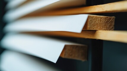 A close-up shot of wooden surface with paper attached, suitable for corporate or educational use