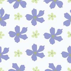 Beautiful floral design featuring intricate blossoms and leaves in soft pastel shades. Ideal for fabric, wallpaper, and digital projects. High-resolution, seamless, and versatile