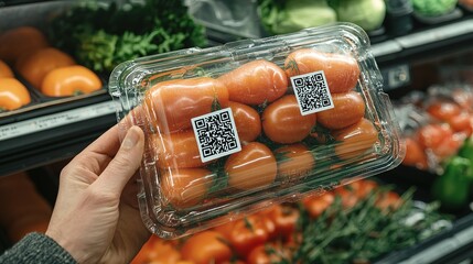 Enhance food safety and transparency with somneuk's innovative transparent smart packaging featuring qr codes