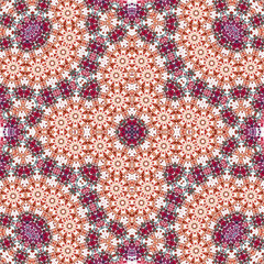 Seamless square pattern. Symmetric pattern texture