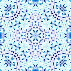 Seamless square pattern. Symmetric pattern texture