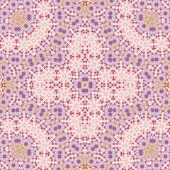 Seamless square pattern. Symmetric pattern texture