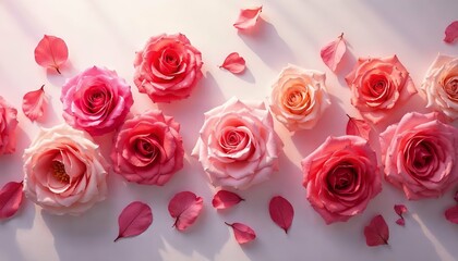 a bunch of pink roses with the word  love  on the bottom.