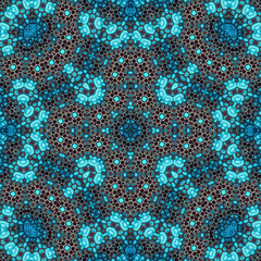 Seamless square pattern. Symmetric pattern texture