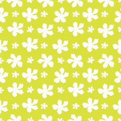 Obraz premium seamless pattern of flowering spring branches