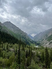 Fototapeta premium mountains and clouds