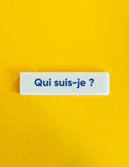 Qui suis-je ?