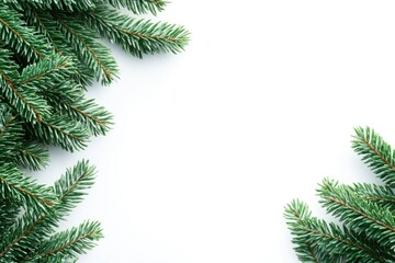A detailed image of a pine tree trunk and branches on a white background
