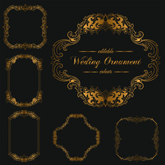 Vintage Luxury Ornament Frame Collection