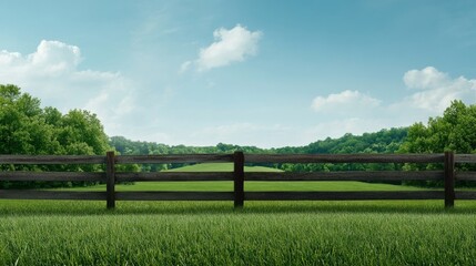 Fototapeta premium Farm Background with Barn and Animals