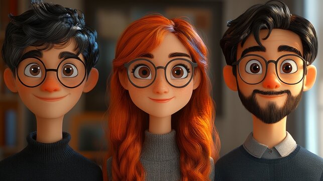 AI avatars engage users through conversation and interaction in a modern digital environment