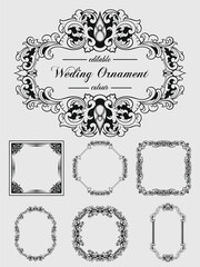 Vintage Luxury Ornament Frame Collection