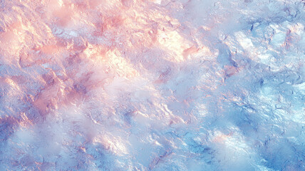 Fototapeta premium A soft, cloudy texture with pearlescent shine, mimicking winter fog with pastel hues, offering a soft and mystical 3D background