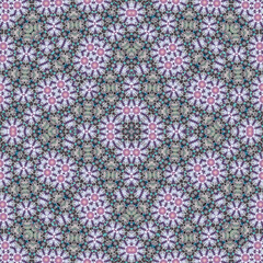 Seamless square pattern. Symmetric pattern texture