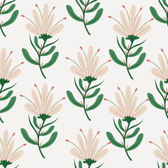 cute flower pattern image for fabric textile or wall decoration