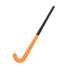 A Hockey stick isolated on white background, vector illustration