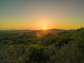 Obraz premium view from the top of the mountain of Na Penyal, Mallorca