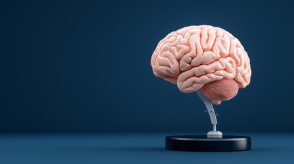 A visual representation of an AI brain interfacing with live stock market data streams, demonstrating the integration of stocks with financial systems