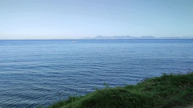 Punta Licosa - Panoramica dalla terrazza del B&B la mattina presto