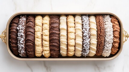 Assorted Cookies in Elegant Tray
