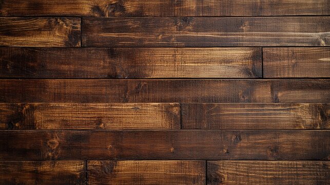 A close-up shot of a wooden floor with a noticeable brown stain