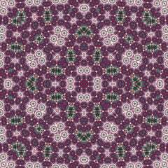 Seamless square pattern. Symmetric pattern texture