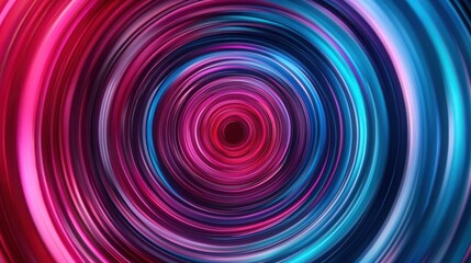 Obraz premium A vibrant, swirling vortex of pink and blue tones, creating a dynamic sense of motion and depth, ideal for digital backgrounds or abstract art.