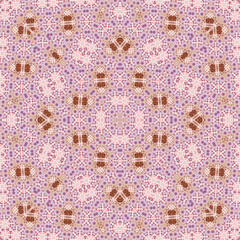 Seamless square pattern. Symmetric pattern texture