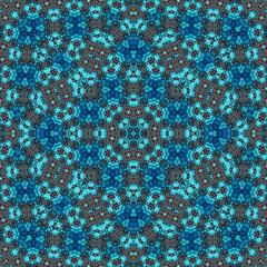 Seamless square pattern. Symmetric pattern texture